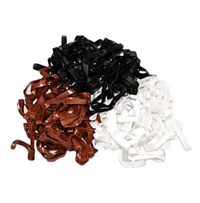 Bandes de tressage en silicone super extensibles