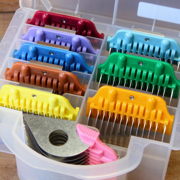 Heiniger Wide Blade Snap On Comb Set